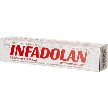 INFADOLAN DRM 1600IU/G+300IU/G UNG 100G II