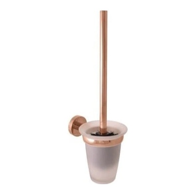 RAV Slezák Colorado WC kefa sklenená misa Golden Pink lesklá COA0500ZRL