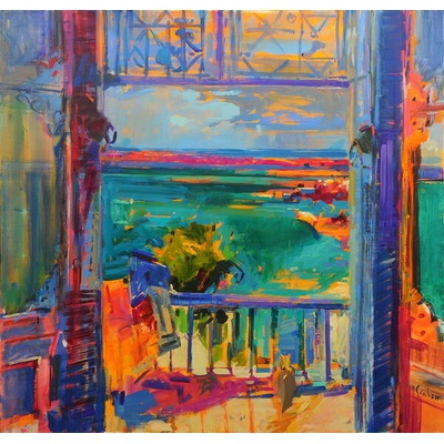 Plagát, Obraz - Balcon de Paradis, Graham, Peter, 40 × 40 cm