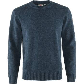 Fjällräven svetr Övik Round-neck Sweater navy