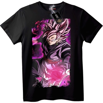 NOONEBRAND Тениска Super Saiyan Розов Goku - 2XL, White