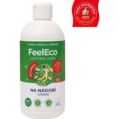 FeelEco prostředek na nádobí s vůní citronu 500 ml
