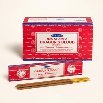 Shrinivas Satya Vonné tyčinky Dragon's Blood Dračí krev 15 g – Zboží Dáma