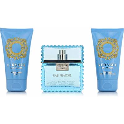 Versace Eau Fraîche Versace Eau Fraîche EDT 50 ml + parfémovaný sprchový gel 50 ml + balzám po holení 50 ml