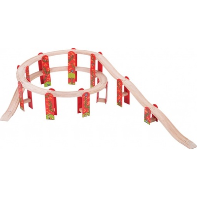 Bigjigs Rail Víceúrovňový set kolejí