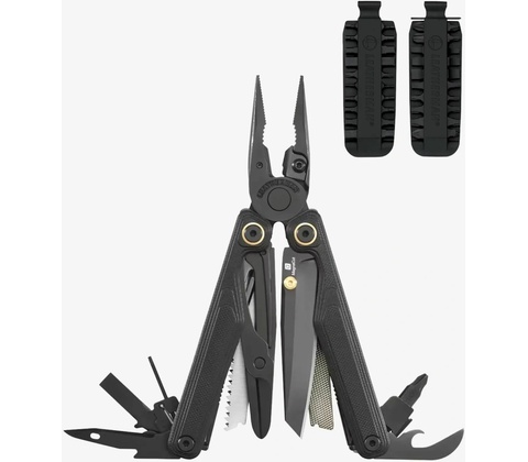 MultiTool Leatherman Wave Alpha Bundle Obsidian + Bitkit Black EU300164