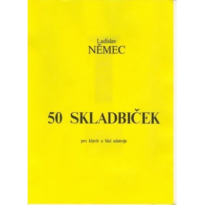 50 skladbiček pro klavír a bicí nástroje