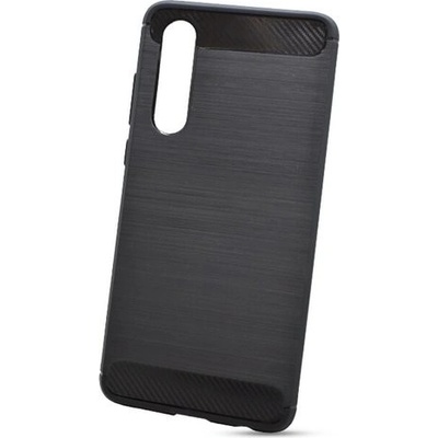 Púzdro Carbon Lux TPU Huawei P30 - čierne