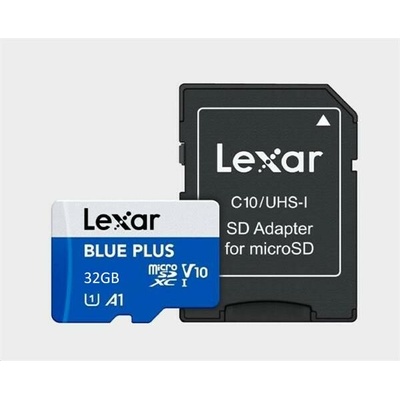 Lexar 32GB Blue Plus microSDHC LMSBLPL032G-BNANG