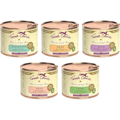 Terra Canis Classic mix 5 druhů 12 x 200 g