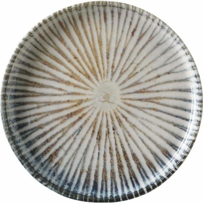 FINE DINE Talíř s vysokým okrajem 210 mm, bílý, modrý Ammonite