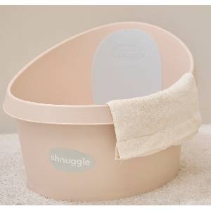 shnuggle Toddler Bath - Детска вана с тапа (9+ месеца) - цвят Sand/Пясъчен (STB-SND-EUR)