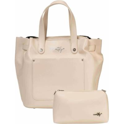 Meatfly kabelka Alma Beige Písková 13 L