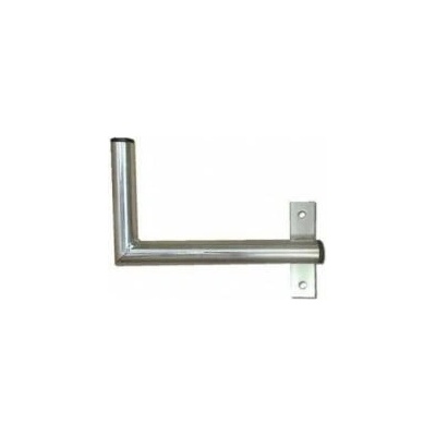 Fisher Price Wall-mounted antenna holder for window with strap, right mounting, galvanized zinc, length 25cm, diameter 3.2cm