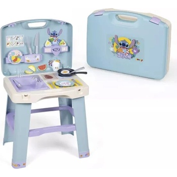 Smoby Смоби: Стич сгъваема малка кухня с 20 аксесоара (7600311909)