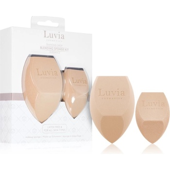 Luvia Cosmetics Diamond Drop Blending Sponge Set Elegance 2 ks