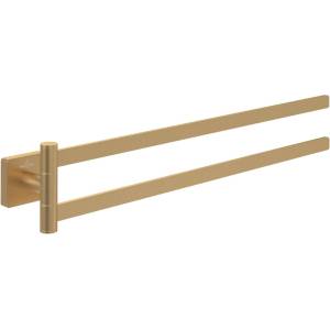 Villeroy & Boch Elements Striking - Двойна поставка за кърпи, дължина 43 см, матирано злато TVA15202500076 (TVA15202500076)