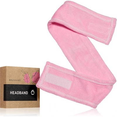BrushArt Home Salon Headband kosmetická čelenka Pink
