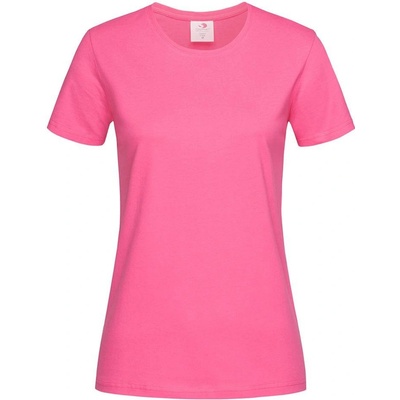 Stedman Classic T Fitted Women Tmavo ružová