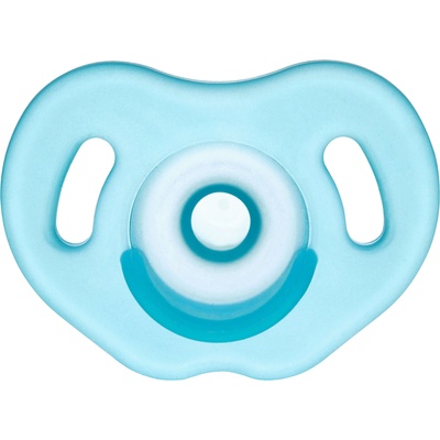 Wee Baby Силиконова залъгалка Wee Baby, - Full Silicone, 0-6 месеца, синя (561)