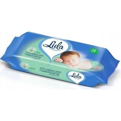 LULA Vlhčené obrúsky pre deti Aloe vera 72ks
