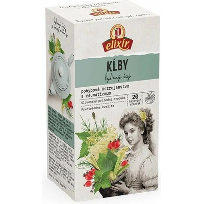 AGROKARPATY KLOUBY bylinný čaj čistý přírodní produkt 20 x 2 g