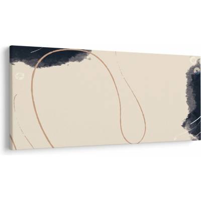 Obraz - Béžová abstrakcia, jednodielne 200x100 cm