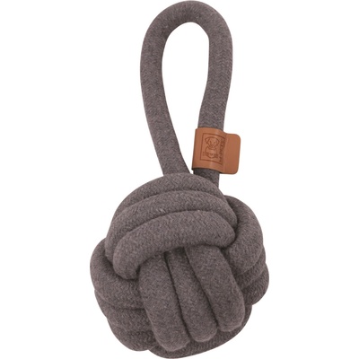 M Pets Coto bavlnená hračka uzol sivý 11 cm