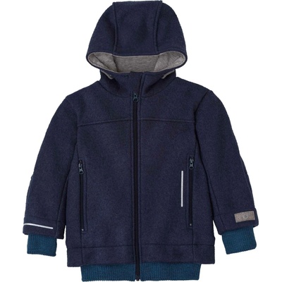 disana Детско вълнено яке disana Kid's Outdoor-Jacke Wool jacket - Indigo - размер 122/128 (EU) (703-6087-0413)