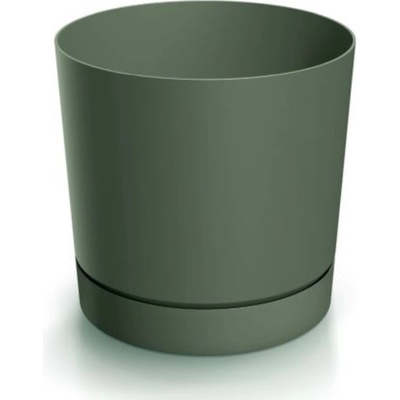 Prosperplast Kvetináč TUBO P s miskou 10,8 cm zelený