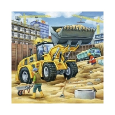 Ravensburger Große Baufahrzeuge mit 3x49 dílků