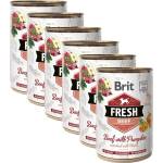 Brit Консерва Brit Fresh Beef with Pumpkin 6 x 400 г