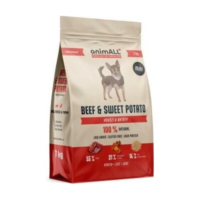 animALL Mini Beef & Sweet Potato 7 kg