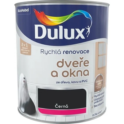 Dulux Rychlá renovace okna a dveře 0,75 l skandinávská šedá – Zbozi.Blesk.cz
