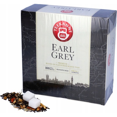 Teekanne Earl Grey čierny čaj porciovaný 100 ks
