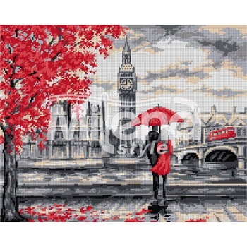 Milena Style Лондон - гоблен със схема конци dmc 1: 1