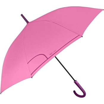 Дамски автоматичен голф чадър Perletti Time 26352, Пастелнорозов