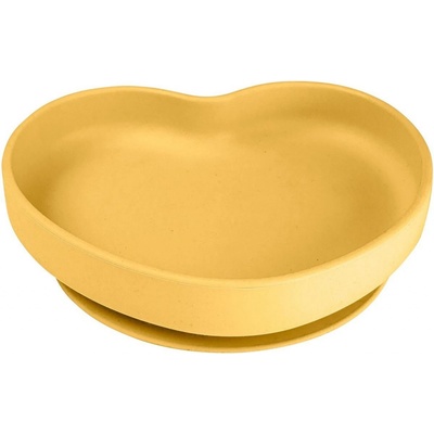 Canpol babies Silicone Suction Plate Yellow silikonový talíř s přísavkou 300 ml