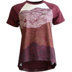 Zimtstern Дамска фланелка с къс ръкав за колоездене Zimtstern Women's Braapz Shirt S/S Cycling jersey - Windsor Wine - размер XS (156-2654-0111)