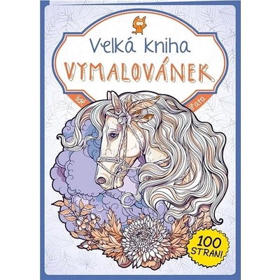 Velká kniha Vymalovánek fialová