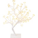 MagicHome Dekorácia stromček jednoduché svietenie 48 LED teplá biela interiér L-0,45 m