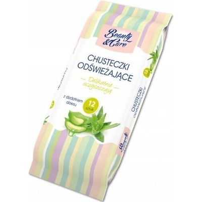 Beauty&Care Osviežujúce obrúsky 12 ks aloe vera
