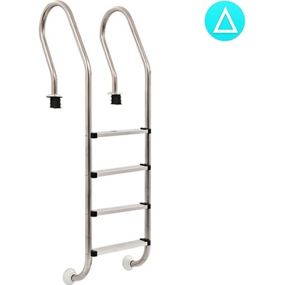 PWS schůdky 4 stupně MIXTA Into Concrete SALT (AISI 316)