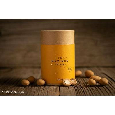 Čokoládovna Lyra MAXIMUM CARAMEL mandle v čokoládě se slaným karamelem 200 g