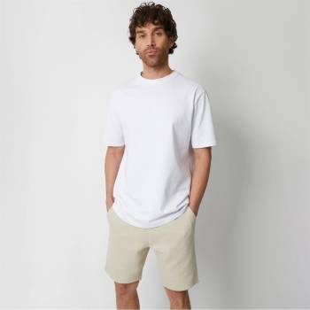 Threadbare Къси панталони Threadbare Cotton Blend Textured Sweat Shorts - Stone