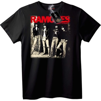 NOONEBRAND Тениска Ramones Rocket to Russia - M, Black