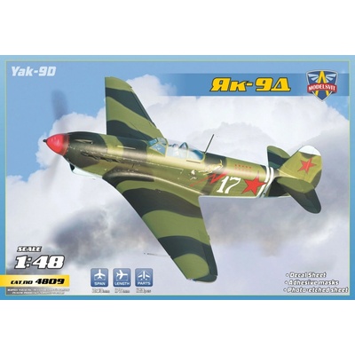 MODELSVIT Yakovlev Yak 9D Long range WWII fighter 5x camo 1:48