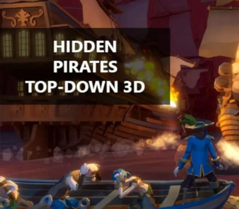 Hidden Pirates Top-Down 3D