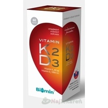 Biomin Vitamin K2 + Vitamin D3 1000.I.U. Premium 60 kapsúl