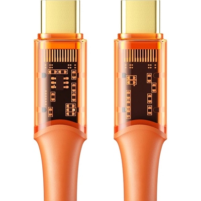 Xmart Кабел Xmart - Amber, USB-C/USB-C, 1.2 m, оранжев (20577)